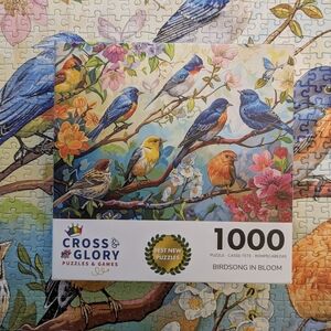 Cross And Glory 1000 Piece - Birdsong in Bloom Puzzle